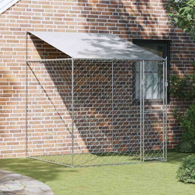 Kavez za pse, 200 × 200 × 258 cm, čelik i PE