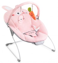 MOMI Njihalica GLOSSY, roza zeko