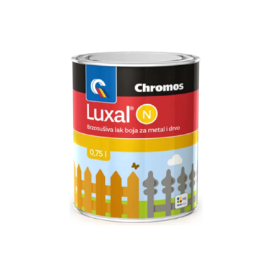 CHROMOS Brzosušiva lak boja Luxal N 0.75 L, crna mat