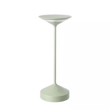 AB+ Stolna lampa, prijenosna, Tempo Mini, sivo zelena
