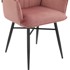 STØRAA Svijetlo ružičaste baršunaste blagovaonske stolice u setu 2 kom Anzo 