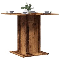 Blagovaonski stol staro drvo 80x80x75 cm konstruirano drvo