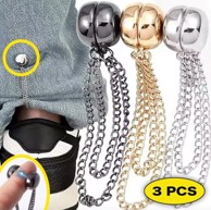 COOL MANGO Magnetne kopče za odjeću bez šivanja za prilagodbu širine, 3 komada, MagBuckle