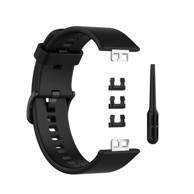 B-STRAP Silicone remen za Huawei Watch Fit, black