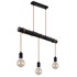 GLOBO LIGHTING Visilica GREGOR crna GLOBO 3xE27 60W