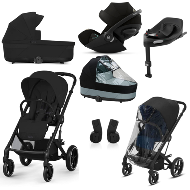 CYBEX Dječja kolica Balios S Lux set XL – mjesečevo crna