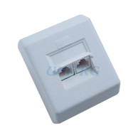 Utičnica Cat6 2xRJ45 nadžbukna