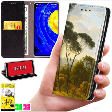 BLUEMOON Futrola tipa novčanik za Oppo Reno 15 5G - maskica s otiskom + staklo 9H