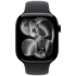 APPLE Watch Series 11 5G, 46mm, crna, crna silikonska narukvica, S/M