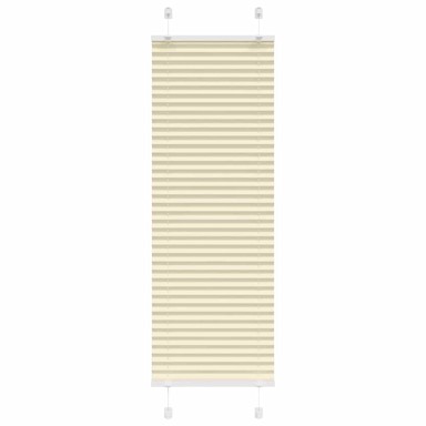 Roleta plisirana, 45x100 cm, širina tkanine 44,4 cm, krem