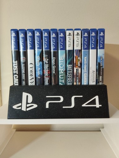 Stalak za videoigre PS4 i PS5 PS4 logo 3D PRINT