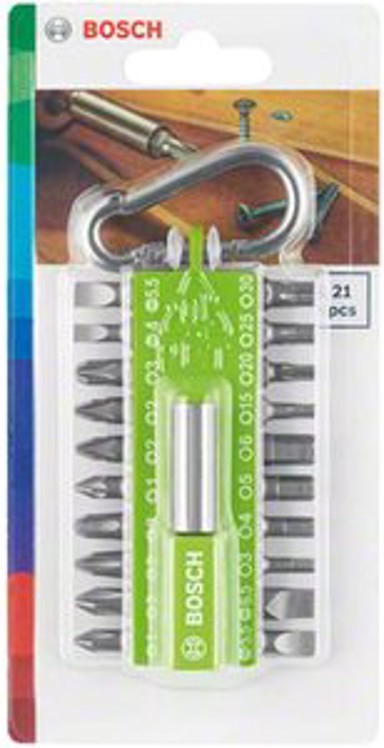 BOSCH Set bitova, 21-dijelni, zeleni