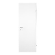 EUROLAM Vrata sobna, set Dekor+dovratnik, 100x205, lijeva, bijela