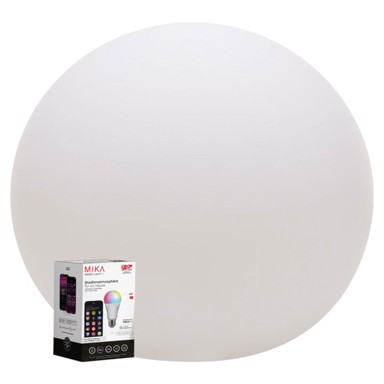 8SEASONS Vanjska svjetleća kugla, Bluetooth, 60 cm
