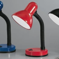 BASIC Stolna lampa prilagodljiva 9230, crvena