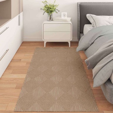 Tepih za područja pravokutni 80x200 cm, prirodna