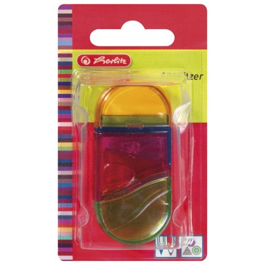 HERLITZ Šiljilo-gumica, 10198612, 1 rupa, PVC kutija