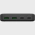 GOOBAY Punjač USB-C multiport GaN, 100W, 2x USB-C, 2x USB-A, crni