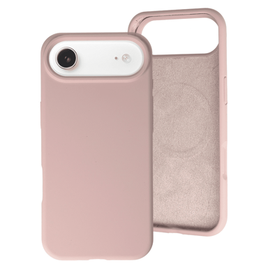 ONASI Silikonska maskica, iPhone 17 Air, RainBow Liquid, MagSafe, roza