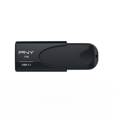 PNY USB stick ATTACHE 4, 1TB, USB3.1 crni