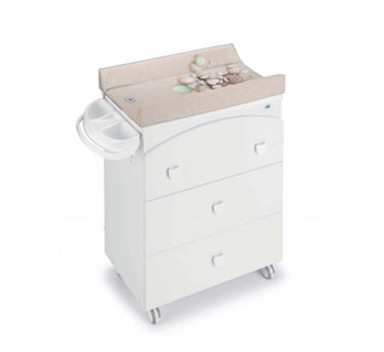 CAM Komoda za previjanje Arco, G224/261, bijela
