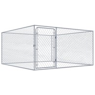 Vanjski kavez za pse od pocinčanog čelika 2 x 2 x 1 m
