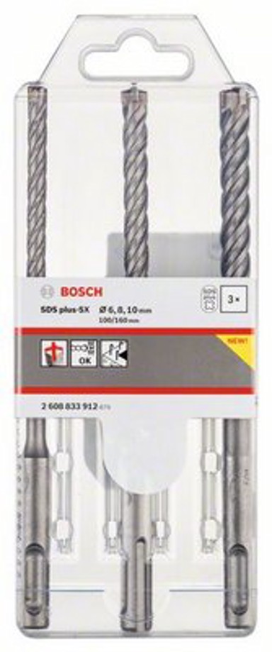 BOSCH Set svrdla set SDS-plus-5X