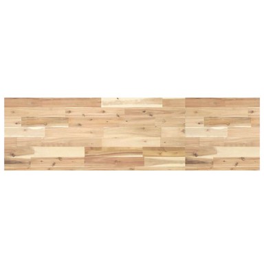 Površina za umivaonik neobrađena 120 x 40 x 4 cm, drvo bagrema, prirodna