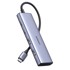 UGREEN USB-C hub, 2 x USB-A, 2 x USB-C, 20 cm, sivi