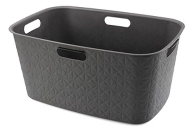 CURVER Košara za rublje Softex, 45 l, 62 x 38 x 27.5 cm, tamnosiva