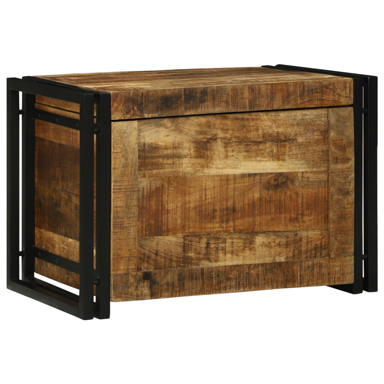 Kutija za pohranu, 60x40x41 cm, od grubog manga drva
