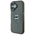 Karl Lagerfeld IML Metal Choupette Head MagSafe maskica za iPhone 16 Plus, crna