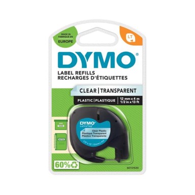DYMO LetraTag traka 12 mm, prozirna plastificirana (12267)