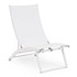 BIZZOTTO Bijela metalna vrtna ležaljka Taylor