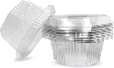 NIKCORP Ovratnici protiv puževa, PET prstenovi, višekratni, Ø 24 cm, prozirni, 20 kom