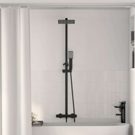 Termostatski tuš panel, mesing i nehrđajući čelik