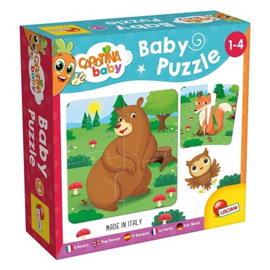 LISCIANI Baby puzzle šuma