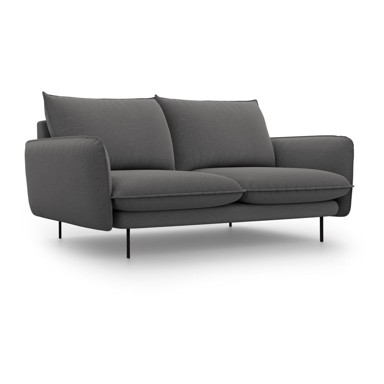 COSMOPOLITAN DESIGN Tamno siva sofa Vienna, 230 cm, 230x92x95 cm