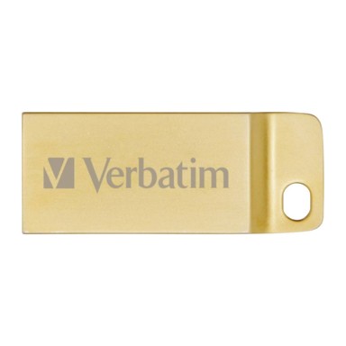 VERBATIM USB memorija, 64 GB, USB 3.2, metal, zlatna