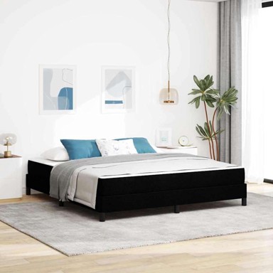 Boxspring krevet, 180x200 cm, crni