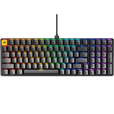 GLORIOUS gaming tipkovnica GMMK 2 96%, US raspored, crna