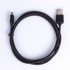 USB na Micro USB pleteni kabel 5 m, crni