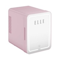 ELLE Mini hladnjak 4 L s LED make-up ogledalom, ljubičasti