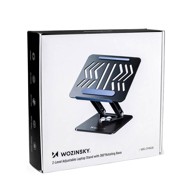WOZINSKY WRS-CPY84SB Premium aluminijski stalak za laptop + stalak za mobitel gratis, crna