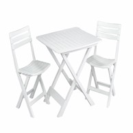 PROGARDEN PVC garnitura Camping bijela
