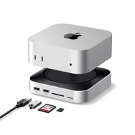 UGREEN Priključna stanica i postolje za Mac mini M4, s NVMe SSD kućištem, 10 Gbps USB čvorište, 3 x USB-A, 2 x USB-C, SD/TF