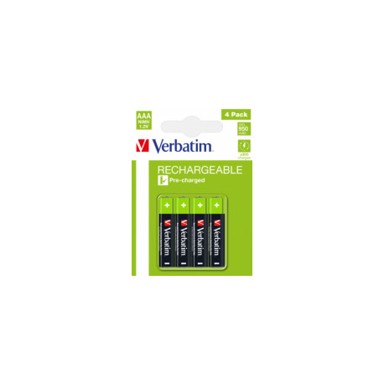 VERBATIM Baterije AAA-LR03 Micro Punjive, 950mAh, 4 komada