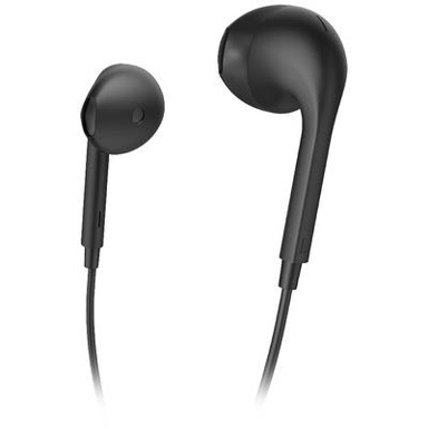 HAMA Slušalice Glow, žične, in-ear, za pozive i glazbu, crna