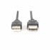 DIGITUS USB produžni kabel A-A 1,8 m dvostruko zaštićen, crni