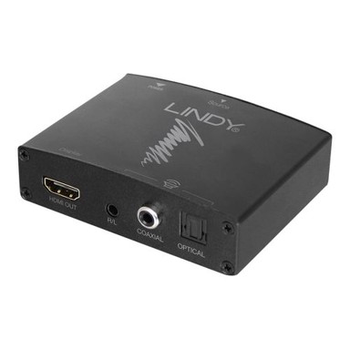 LINDY Ekstraktor zvuka HDMI 4K, crni